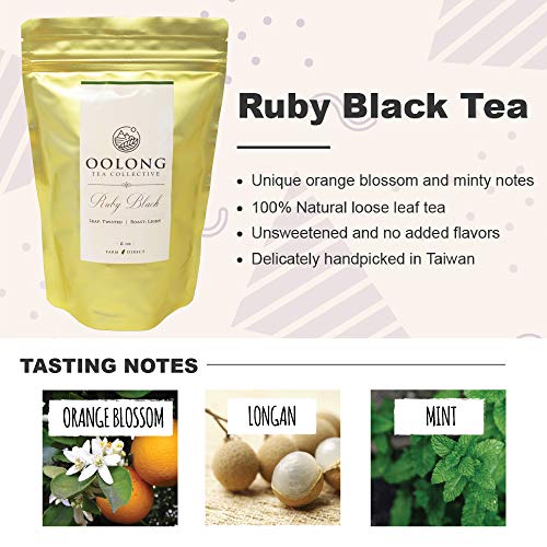 Ruby Black Tea - 2021 Fresh Harvest - No Sweetener - No Added Fl