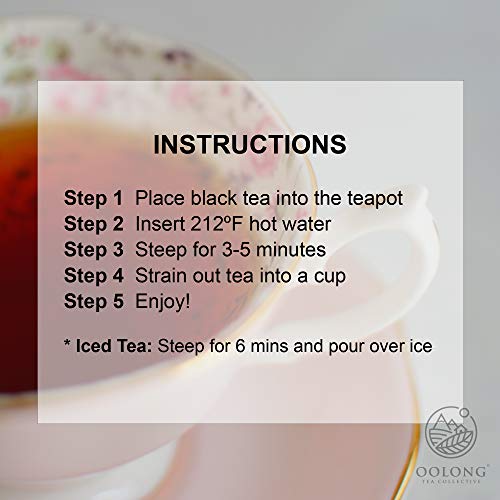 Ruby Black Tea - 2021 Fresh Harvest - No Sweetener - No Added Fl