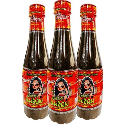 3 Bottles Pimrypie Papaya Salad Dressing 400 G.