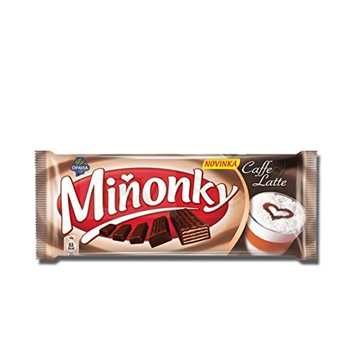 Opavia Minonky Caffe Latte 5-Pack 5X50G/5X1.6Oz Milk Chocolate C