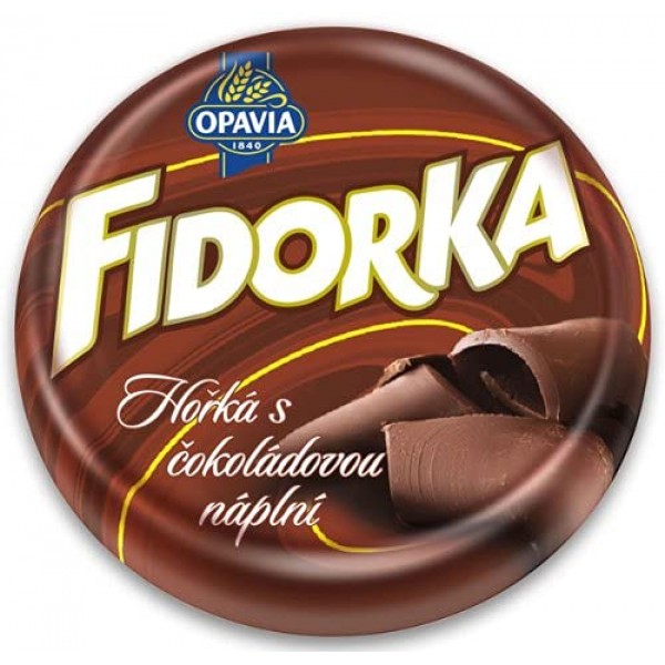 Opavia Fidorka Brown 5-Pack 5X30G/5X1.1 Dark Chocolate Coated Wa
