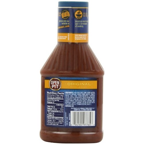 Open Pit Barbecue Sauce, Original, 18 Ounce Pack Of 12