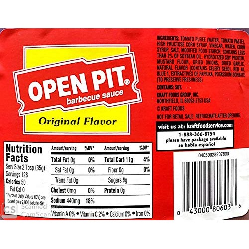 Open Pit Original Flavor Barbecue Sauce - 1 Gallon128Oz
