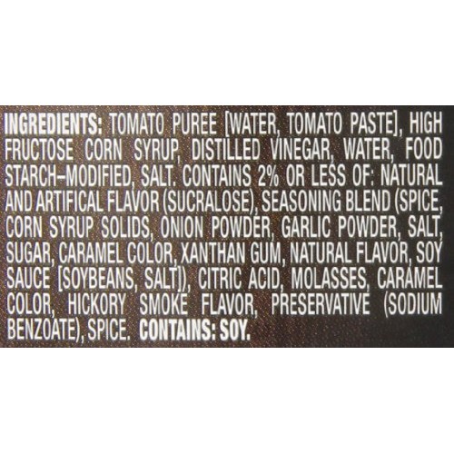 Open Pit Thick &Amp; Sweet Brown Sugar &Amp; Bourbon Barbecue Sauce, 18