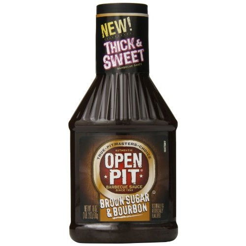 Open Pit Thick &Amp; Sweet Brown Sugar &Amp; Bourbon Barbecue Sauce, 18