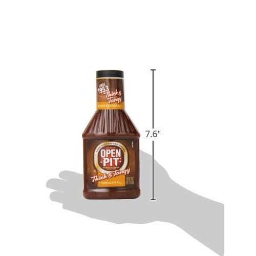 Open Pit Thick &Amp; Tangy Barbecue Sauce - 18 Ounce Squeeze Bottle