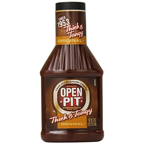 Open Pit Thick &Amp; Tangy Barbecue Sauce - 18 Ounce Squeeze Bottle