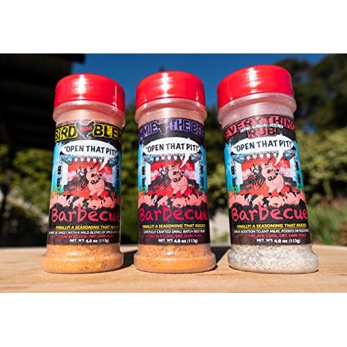 Open That Pit Seasoning Set – Set Of 3 Bbq Seasonings And Rubs –