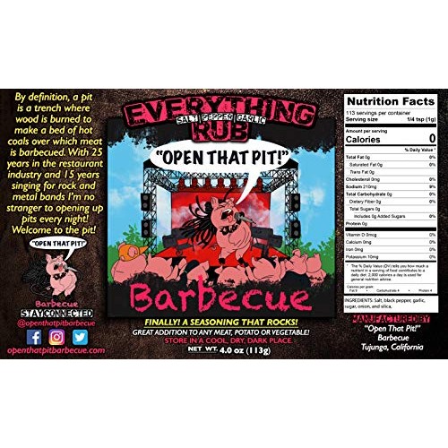 Open That Pit Seasoning Set – Set Of 3 Bbq Seasonings And Rubs –