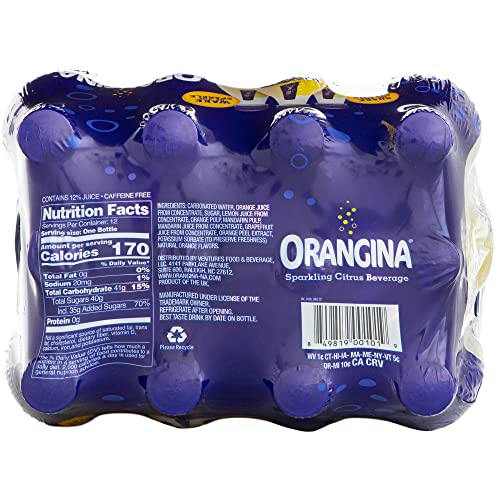 Orangina - Citrus Sparkling Juice Beverage - Light Pulp - Origin