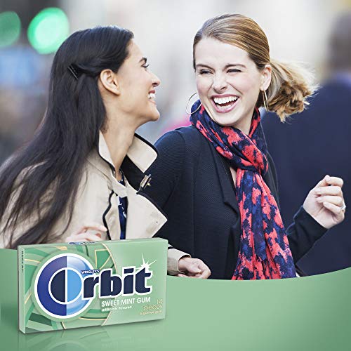 Orbit Sweet Mint Sugarfree Gum, 14 Pieces 12 Pack