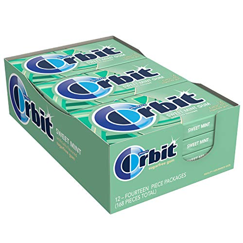 Orbit Sweet Mint Sugarfree Gum, 14 Pieces 12 Pack
