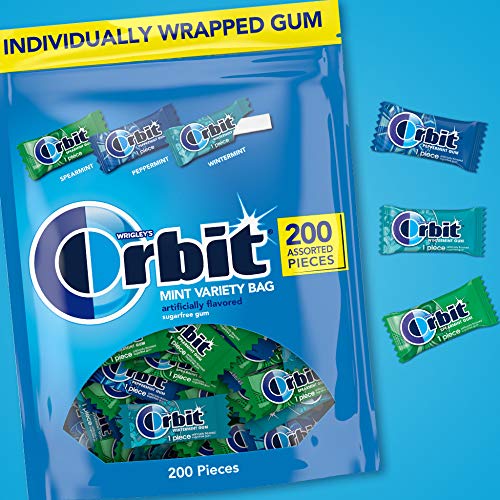 ORBIT Peppermint, Spearmint, & Wintermint Assorted Sugar Free Ch...
