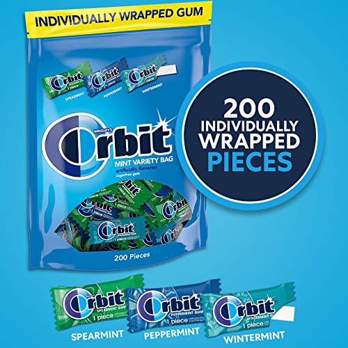 ORBIT Peppermint, Spearmint, & Wintermint Assorted Sugar Free Ch...