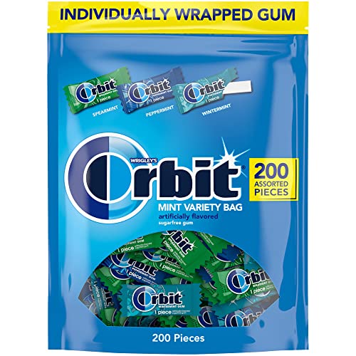 ORBIT Peppermint, Spearmint, & Wintermint Assorted Sugar Free Ch...