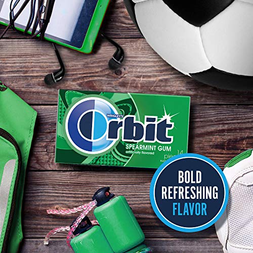 Orbit, Spearmint Sugar Free Chewing Gum, 42 ct