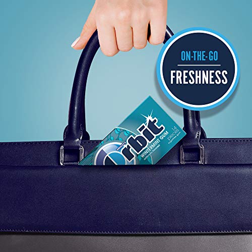 ORBIT Wintermint Sugarfree Chewing Gum, 14 Pieces Pack of 12