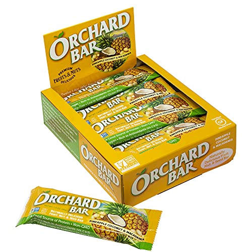 Orchard Bars Macadamia Fruit And Nut Bar, Pineapple Coconut, 1.4
