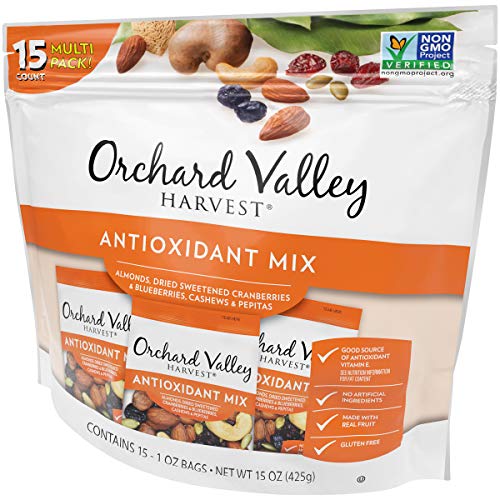 Orchard Valley Harvest Antioxidant Mix, 1 Oz Pack Of 15, Non-G