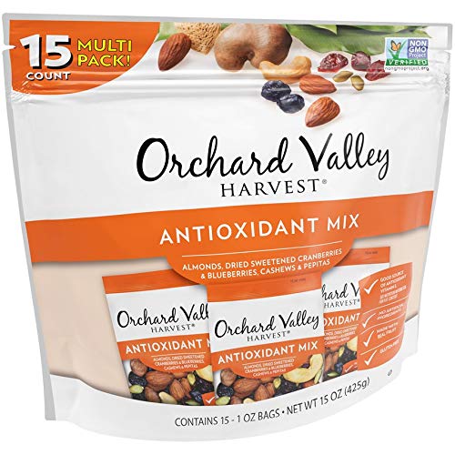 Orchard Valley Harvest Antioxidant Mix, 1 Oz Pack Of 15, Non-G