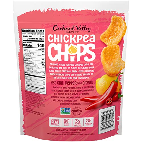 Orchard Valley Harvest Chickpea Chips Variety Pack, 3.5-3.75 oz ...
