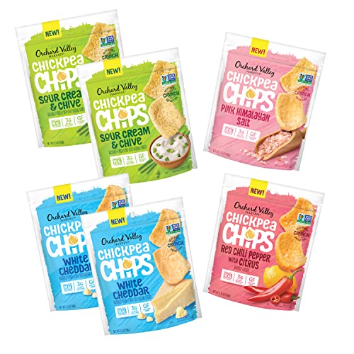 Orchard Valley Harvest Chickpea Chips Variety Pack, 3.5-3.75 oz ...