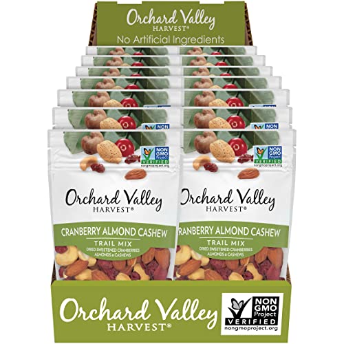 Orchard Valley Harvest Cranberry Almond Cashew Trail Mix, 1.85 O