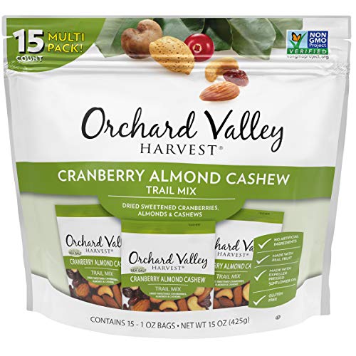 Orchard Valley Harvest Cranberry Almond Cashew Trail Mix, 1 Oz