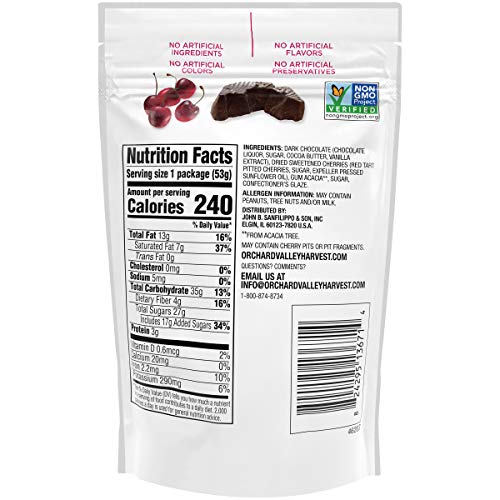 Orchard Valley Harvest Dark Chocolate Fruit &Amp; Nut Variety Pack,