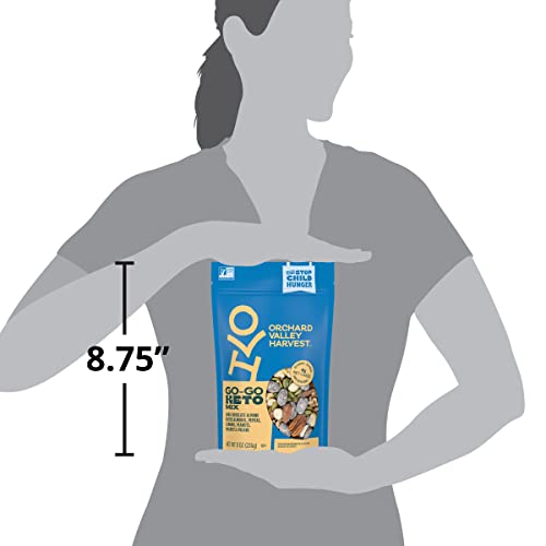 Orchard Valley Harvest Go-Go Keto Trail Mix, 1 Pack 8oz, Low C...