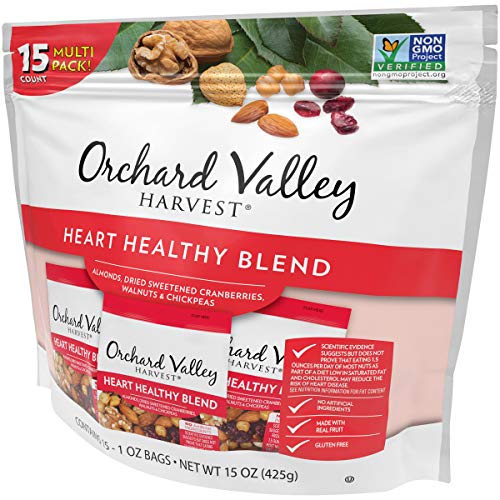 Orchard Valley Harvest Heart Healthy Blend, 1 Oz Pack Of 15, N