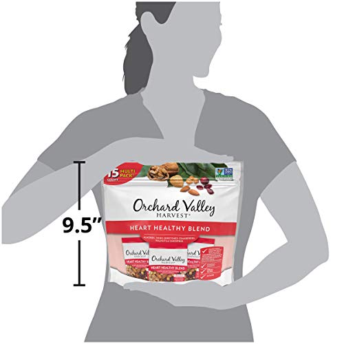 Orchard Valley Harvest Heart Healthy Blend, 1 Oz Pack Of 15, N