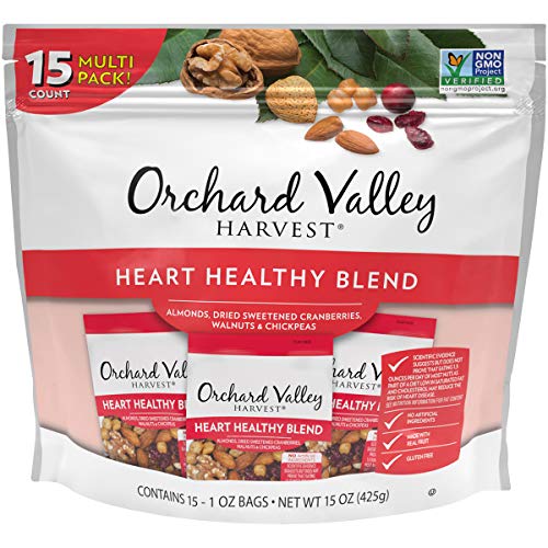 Orchard Valley Harvest Heart Healthy Blend, 1 Oz Pack Of 15, N