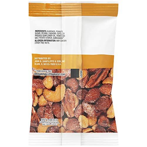 Orchard Valley Harvest Honey Roasted Mixed Nuts, 1 Oz Pack Of 1