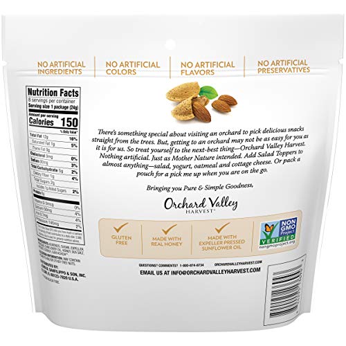 Orchard Valley Harvest Salad Toppers, Honey Roasted Almonds, 0.8 Orchard Valley Harvest Salad Toppers, Honey Roasted Almonds, 0.8
