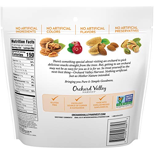 Orchard Valley Harvest Omega-3 Mix, 1 Oz Pack Of 8, Non-Gmo, N