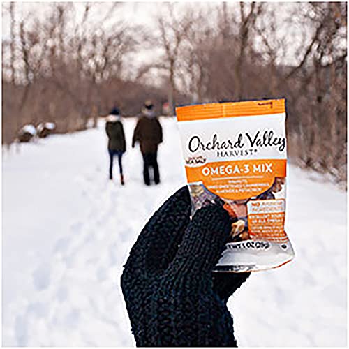 Orchard Valley Harvest Omega-3 Mix, 1 Oz Pack Of 8, Non-Gmo, N