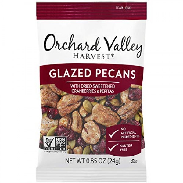 Orchard Valley Harvest Salad Toppers, Glazed Pecans, 0.85 Oz Pa
