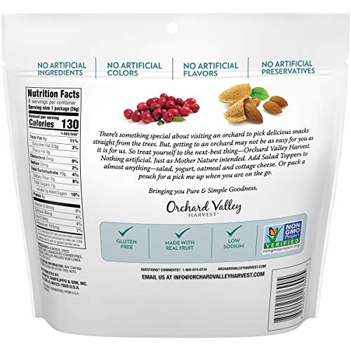 Orchard Valley Harvest Salad Toppers, Sliced Almonds &Amp; Cranberri