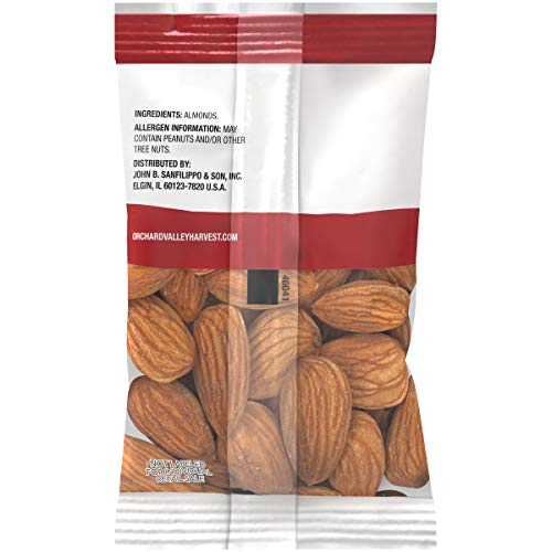 Orchard Valley Harvest Whole Natural Almonds, 1 Oz Pack Of 8,