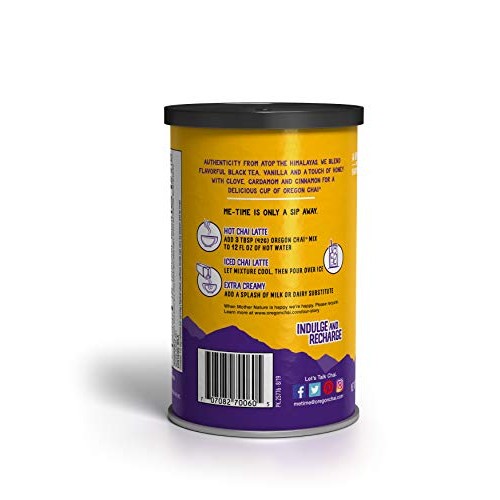 Oregon Chai Original Chai Tea Latte Powdered Mix 10-Ounce Contai
