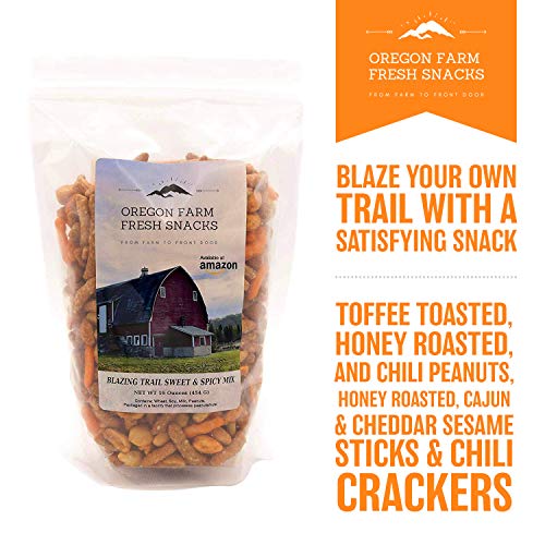 Oregon Farm Fresh Snacks Blazing Trail Sweet & Spicy Mix - Assor...