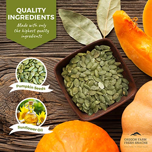 Oregon Farm Fresh Snacks Roasted Salted Pumpkin Seeds - 24 oz in...