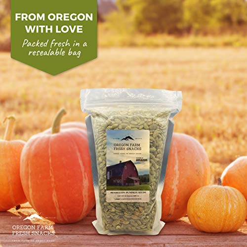 Oregon Farm Fresh Snacks Roasted Salted Pumpkin Seeds - 24 oz in...