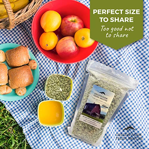 Oregon Farm Fresh Snacks Roasted Salted Pumpkin Seeds - 24 oz in...