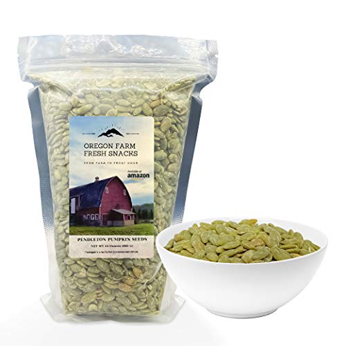 Oregon Farm Fresh Snacks Roasted Salted Pumpkin Seeds - 24 oz in...