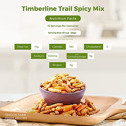 Oregon Farm Fresh Snacks Timberline Trail Spicy Mix - Spicy Nuts...