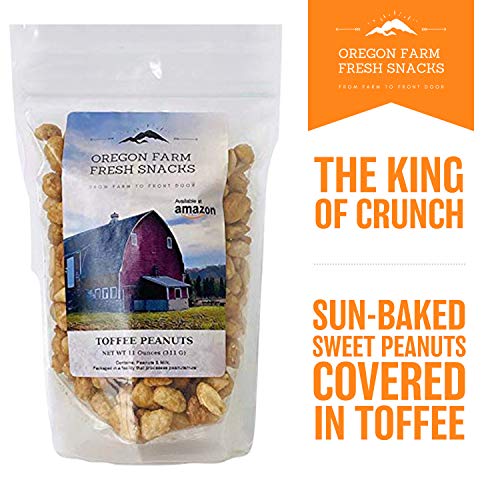 Oregon Farm Fresh Snacks Toffee Peanuts - Sun-Baked Sweet Peanut