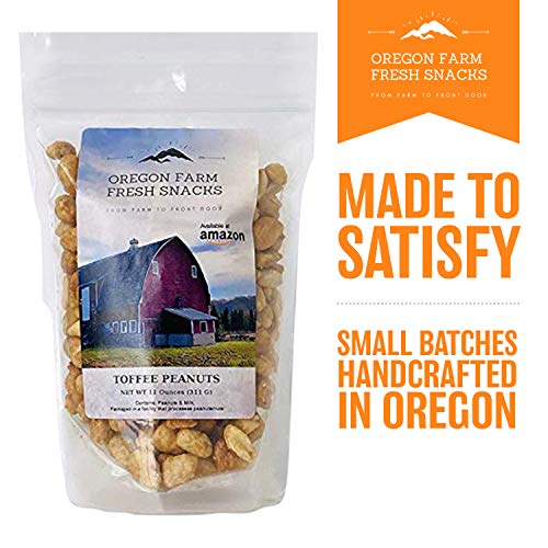 Oregon Farm Fresh Snacks Toffee Peanuts - Sun-Baked Sweet Peanut
