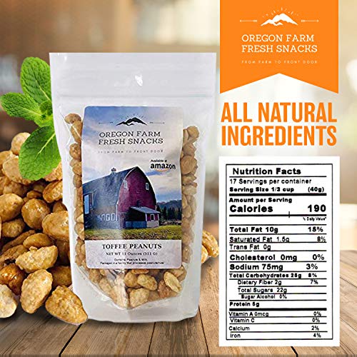 Oregon Farm Fresh Snacks Toffee Peanuts - Sun-Baked Sweet Peanut